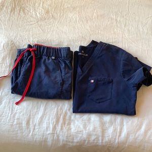 Navy Mediclo Scrub Set size Medium